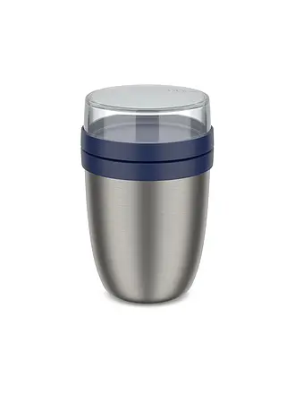 MEPAL | Thermo-Lunchpot Ellipse 0,5/0,2l Edelstahl Vivid mauve | dunkelblau
